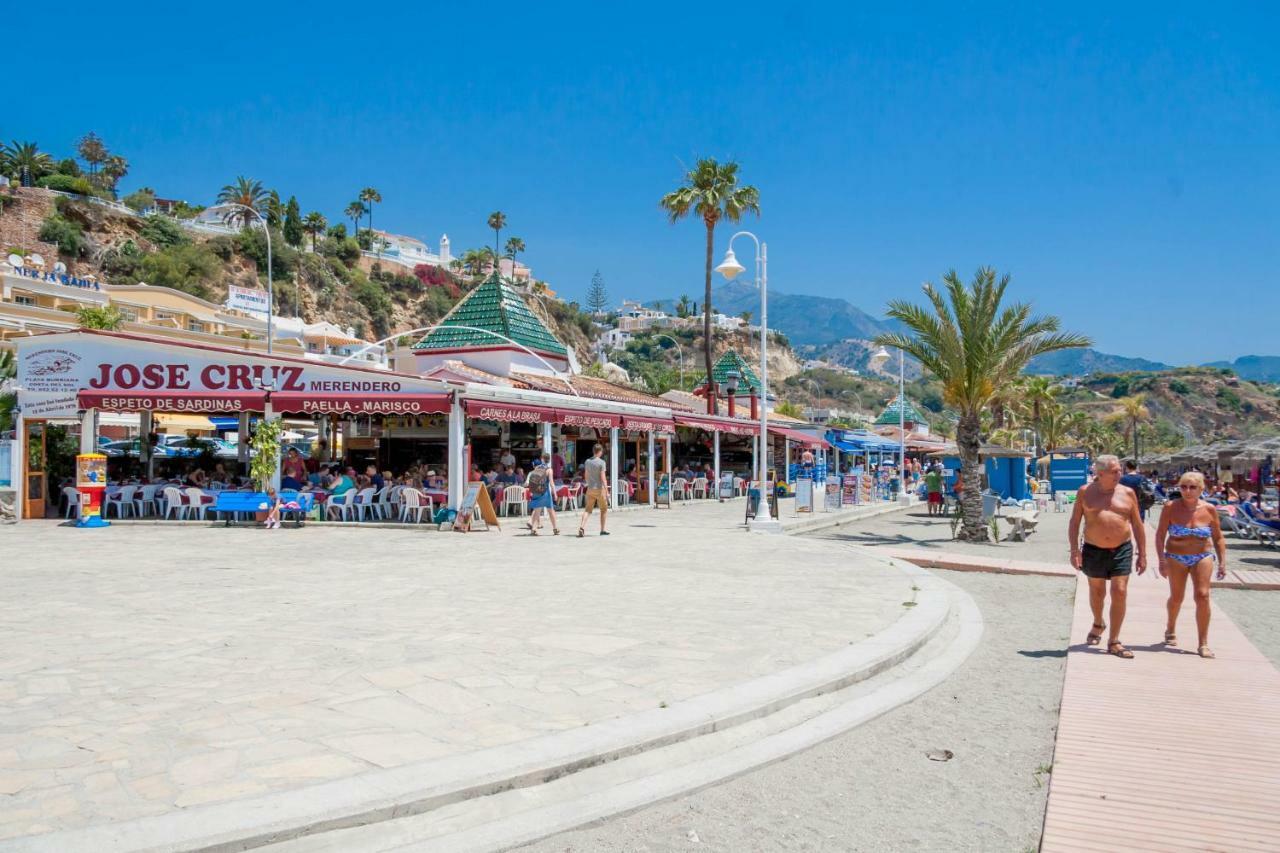 Burriana Playa Ibnsadi Nerja Lägenhet Exteriör bild