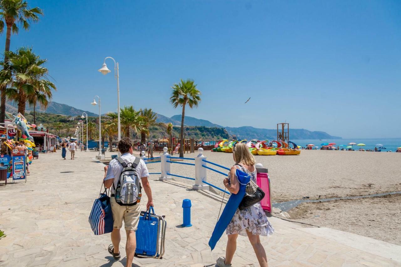 Burriana Playa Ibnsadi Nerja Lägenhet Exteriör bild